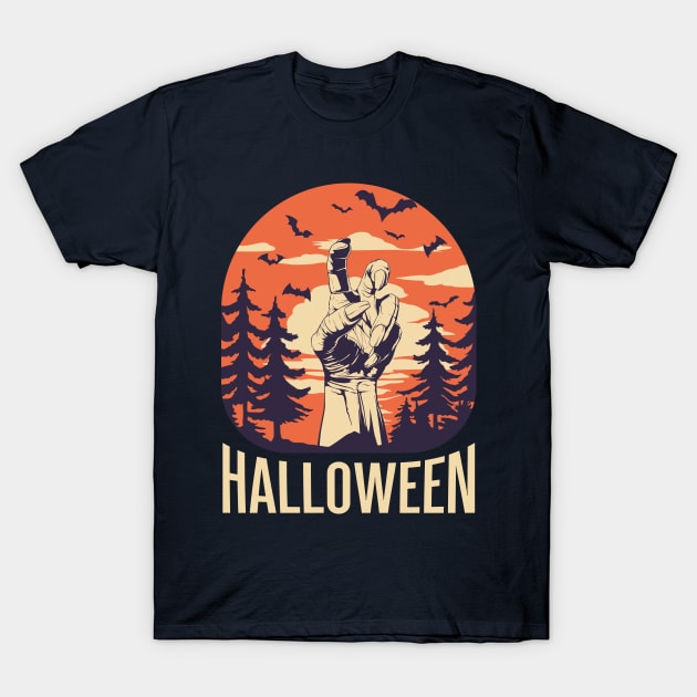 Halloween. Zombie hand. T-Shirt by art object